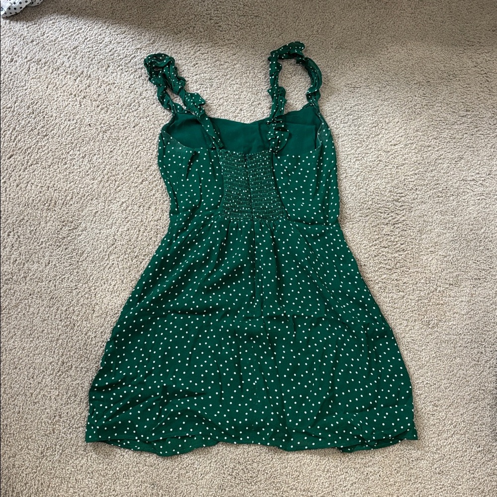 REFORMATION Hilton Polka Dot Mini Dress - Picture 2 of 4